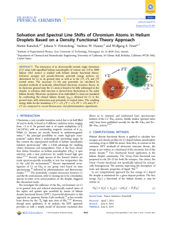 Solvation and Spectral Line Shifts of Chromium Atoms in Helium