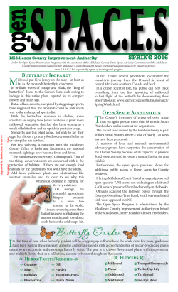 Spring 2016 - Middlesex County Improvement Authority