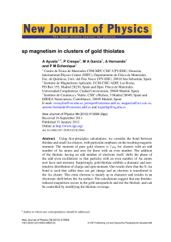 New Journal of Physics - E-Prints Complutense