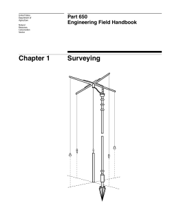 Chapter 1 Surveying