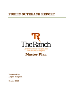 The Ranch Comment Summary - Larimer County Master Plan