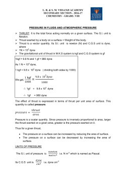grade: viii pressure in fluids and atmospheric