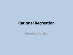 Rational Recreation