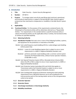 CIP-007-6 &mdash; Cyber Security