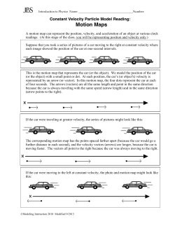 04 Reading Motion Maps