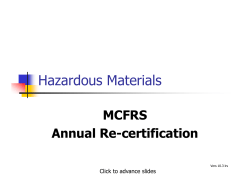 Hazardous Materials