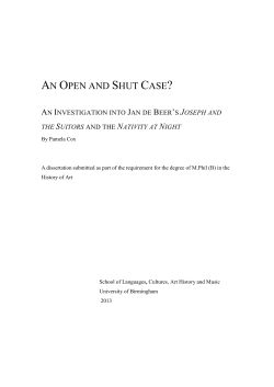 An Open and Shut Case? - eTheses Repository