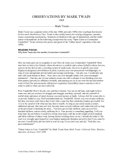 OBSERVATIONS BY MARK TWAIN