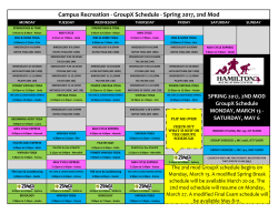 Spring 2017, 2nd Mod - Colorado Mesa University