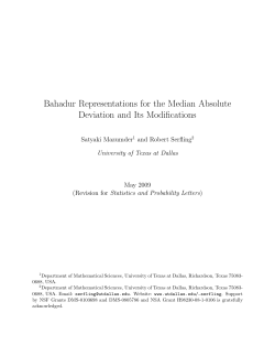 Bahadur Representations for the Median Absolute Deviation and Its