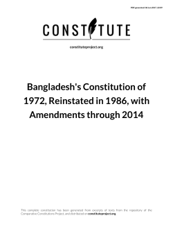 Constitution of Bangladesh.