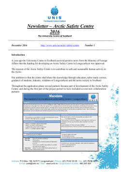 Read Newsletter no. 1, December 2016