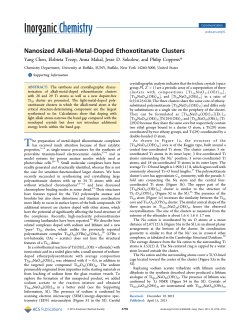 Nanosized Alkali-Metal-Doped Ethoxotitanate