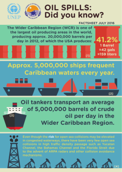 OIL SPILLS: Did you know? - Caribbean Environment Programme