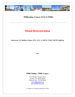Metal Deterioration