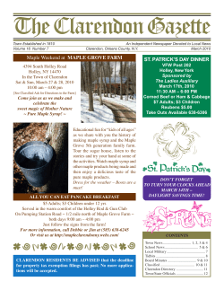 Clarendon March 2010