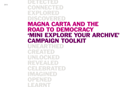 DETECTED CONNECTED EXPLORED DISCOVERED MAGNA