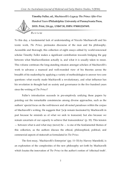 Cer&aelig;: An Australasian Journal of Medieval and Early Modern