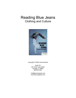 Reading Blue Jeans