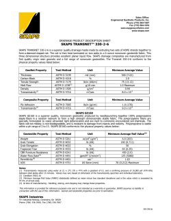 skaps transnet™ 330-2-6 - Engineered Synthetic Products