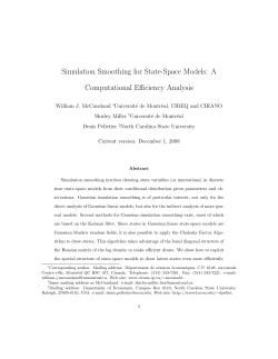 Simulation Smoothing for State-Space Models: A Computational