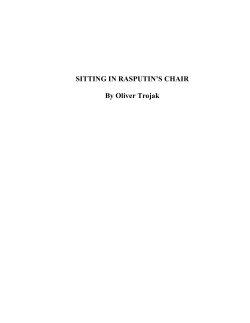 Sitting In Rasputin`s Chair as a PDF download.