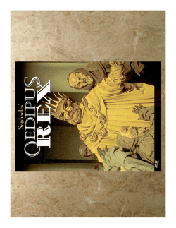 Sophocles Oedipus Rex PowerPoint Notes