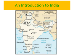 An Introduction to India