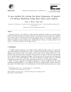 A new method for solving the direct kinematics of general 6