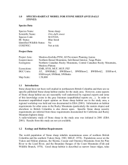 Species Data Species Name - Ministry of Environment