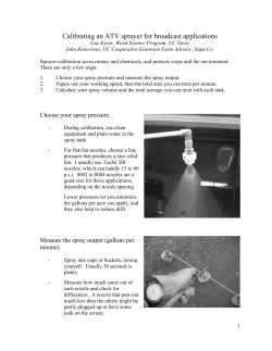 Methods for application calibration