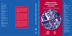 Human security, conflict prevention and peace in Latin