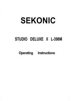 sekonic - MassArt