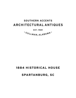 1884 historical house spartanburg, sc