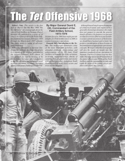 The Tet Offensive 1968 - 1st 83rd Artillery Website