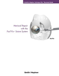 Meniscal Repair with the FasT