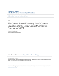 The Current State of University Sexual Consent Education and the