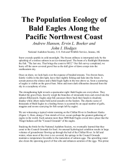 The Population Ecology of Bald Eagles Along