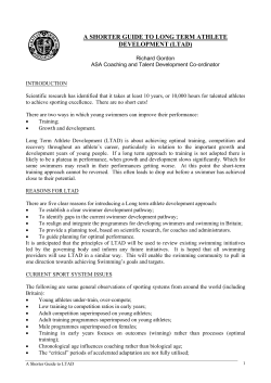 a shorter guide to long term athlete development