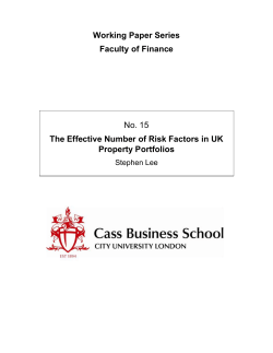 The Effective Number of Risk Factors in UK Property Portfolios
