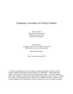 Temporary Assistance for Needy Families