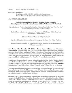 FROM: TIMES SQUARE NEW YEAR`S EVE CONTACT