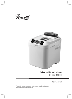2-Pound Bread Maker RHBM-15001