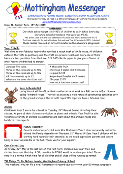 Mottingham Messenger 31 - Mottingham Primary School