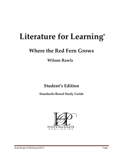 Literature for Learning