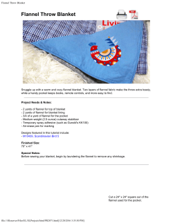 Flannel Throw Blanket