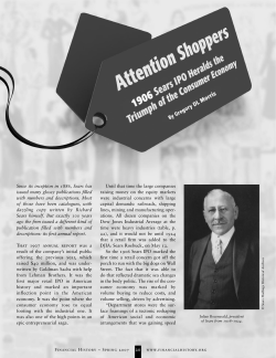 Since its inception in 1886, Sears has issued many glossy