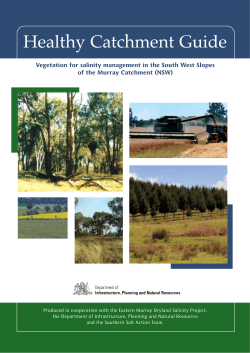 Healthy Catchment Guide - Office of Environment and Heritage