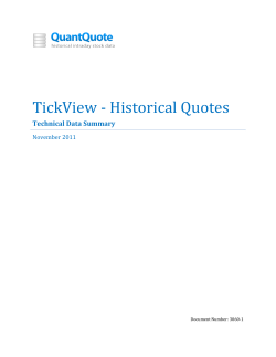 TickView Quote