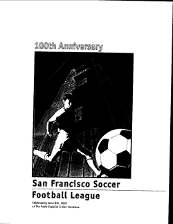 SFSFL 100th Year His.. - San Francisco Soccer Football League